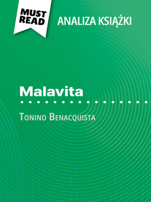 cover image of Malavita książka Tonino Benacquista (Analiza książki)
